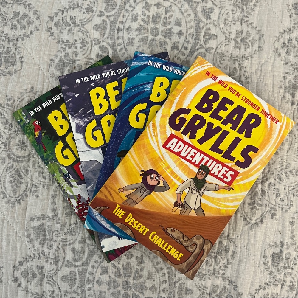 Set of 4 Bear Grylls Adventures Paperback Books,